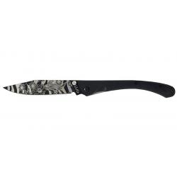 Couteaux pliants C63 Fleurs Nature Noir Lug