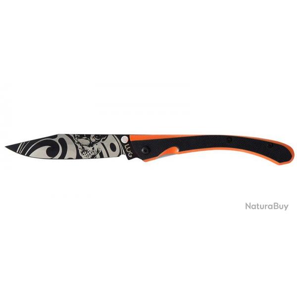 Couteaux pliants C63 Aigle Noir/Orange Lug