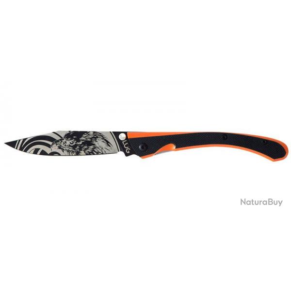 Couteaux pliants C63 Loup Noir/Orange Lug