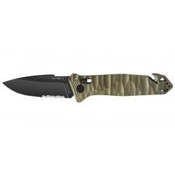 Couteaux pliants CAC S200 Mixte Toxifié - 3 fonctions - Kaki TBOUTDOOR