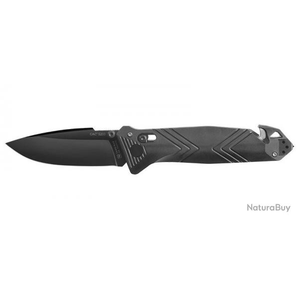 Couteaux pliants CAC Lisse - 4 fonctions - Noir TBOUTDOOR