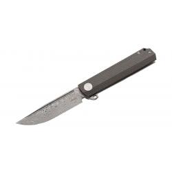 Couteaux pliants Cataclyst Green Damascus Boker Plus