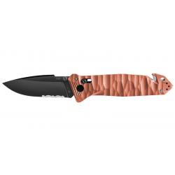 Couteaux pliants CAC S200 Mixte Toxifié - 3 fonctions - Corail TBOUTDOOR