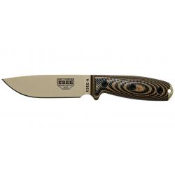 Couteaux fixes ESEE-4 - Lame Désert - Coyote/Noir ESEE