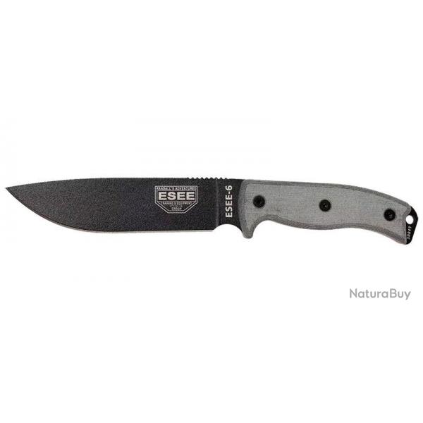 Couteaux fixes ESEE-6 - Lame Noire ESEE