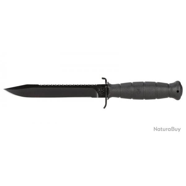 Couteaux fixes Couteau avec Scie Noir Glock