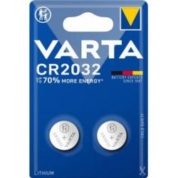 PILES LITHIUM CR2032 BLISTER X2 - 10 BLISTERS MINIMUM