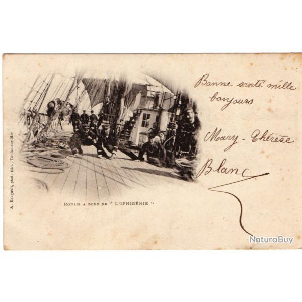 CPA - Marine Militaire - ROULIS A BORD DE " LIPHIGENIE " N1377