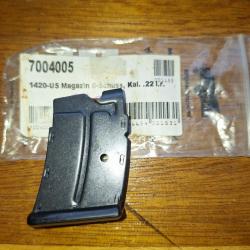 ANSCHUTZ  chargeur NEUF 5 cps 22lr  pour modèle 1420 vendu par poudrenoirepro