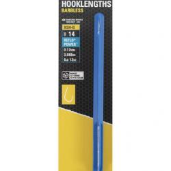 PRESTON BAS DE LIGNE MAG STORE XSH-B HOOKLENGTHS BARBLESS 0,17mm 14 6''15cm