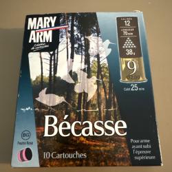 10 cartouche Mary arm becasse 36gr 9
