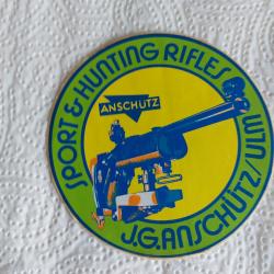 VEND AUTOCOLLANT ANSCHÜTZ NEUF.