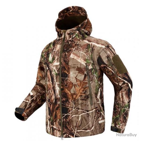 PROMO...VESTE DE CHASSE softshell impermable coloris CAMO 3D......SUPER QUALIT