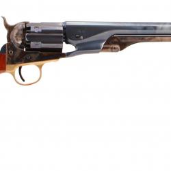 Revolver à Poudre Noire UBERTI 1860 Army FINITION BLUE CHARCOAL BARILLET FLUTE  8" Cal.44