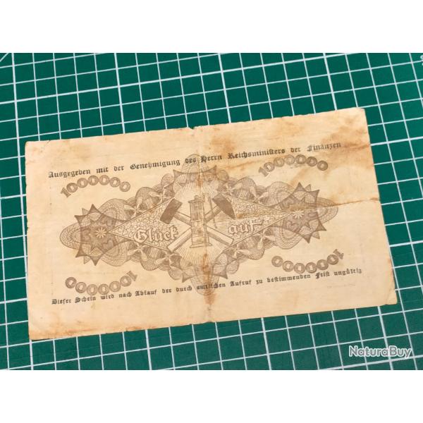 NOTGELD BILLET DE NECESSITE RECKLINGHAUSEN OU CANTON 1923