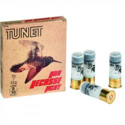 Cartouches Tunet Becasse Light Calibre 12/70 Bourre Piston