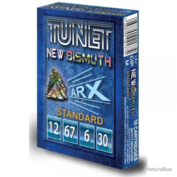 Cartouches Tunet Bismuth Grasse ARX STD Calibre 12 - Numro 6