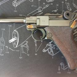 Luger P08 - 9 mm parabellum - "1940 42" - Mauser - TBE