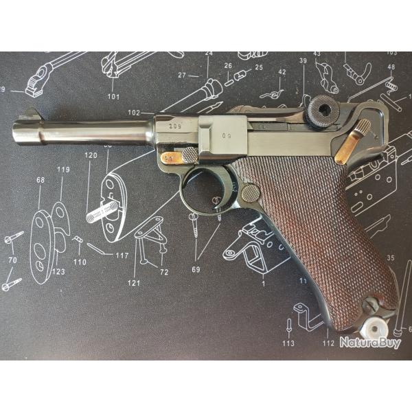 Luger P08 - 9 mm parabellum - "1940 42" - Mauser - TBE
