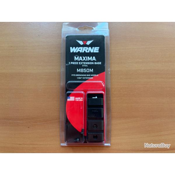 Embase Warne Acier Maxima M850M pour Browning Bar et Benelli Argo - 1 sans prix de rserve !!