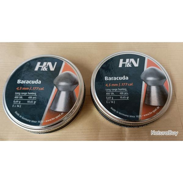Lot de 2 botes H&N Baracuda 4,5mm