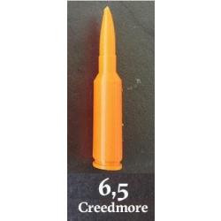 Douille Amortisseur, fausses cartouche 6,5 mm Creedmore et autres