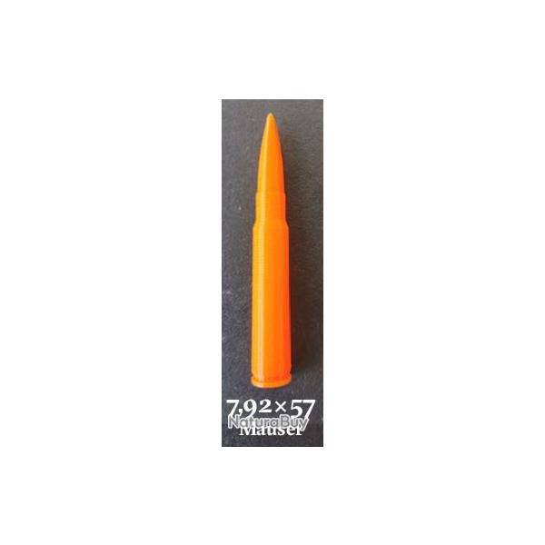 Douille Amortisseur, fausses cartouche 7,92 x 57 JS Mauser et autres
