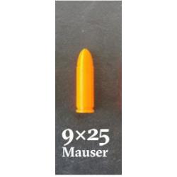 Douille Amortisseur, fausses cartouche 9x25 Mauser Export et autres
