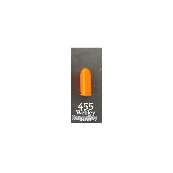 Douille Amortisseur, fausses cartouche 455 Webley Auto et autres