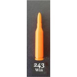 Douille Amortisseur, fausses cartouche 243 Winchester et autres