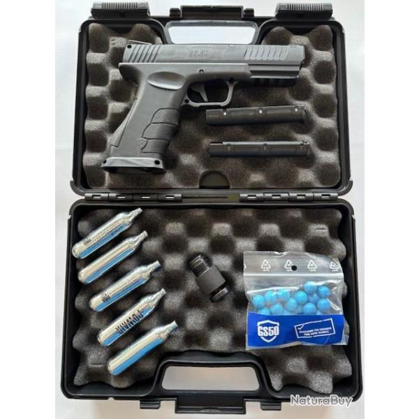 Pack Malette Pistolet de dfense GS50 16 joules + 2 Chargeurs - Gunsmith