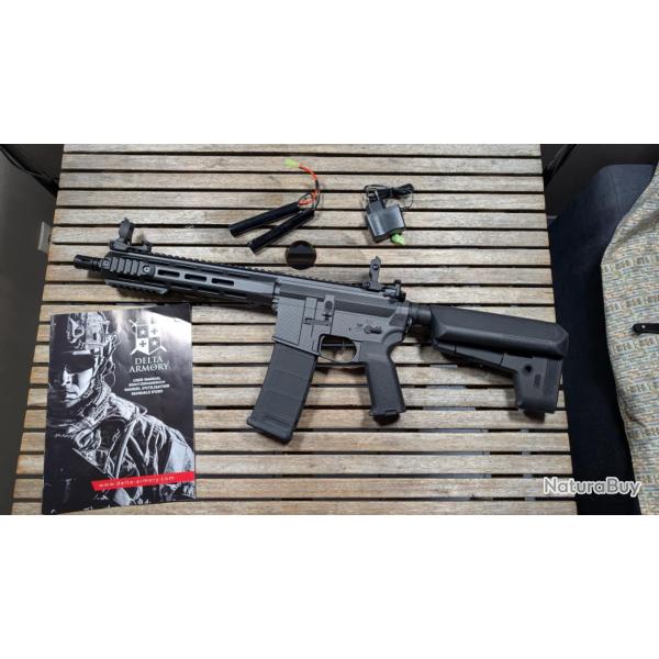 Delta Armory AR15 M-LOK 10" Charlie Carbon (Pack complet dbutant)