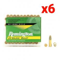 600 munitions Remington 22 Golden Bullet, cal .22 LR