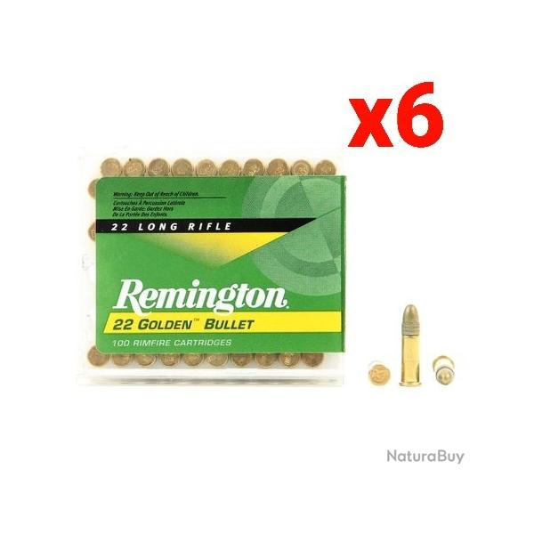 600 munitions Remington 22 Golden Bullet, cal .22 LR