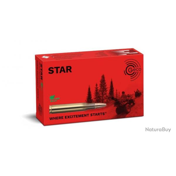 Munition Geco Star 10.4g 160gr - Cal. 8x57 JS x2 boites