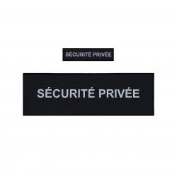 FLAPS "SECURITE PRIVEE" NOIR HV (poitrine et dos)