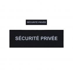 FLAPS "SECURITE PRIVEE" NOIR HV (poitrine et dos)