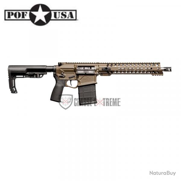 Carabine PATRIOT ORDNANCE FACTORY Rogue 12,5'' Stainless DGI ADJ Cal 308 Win Patriot Brown