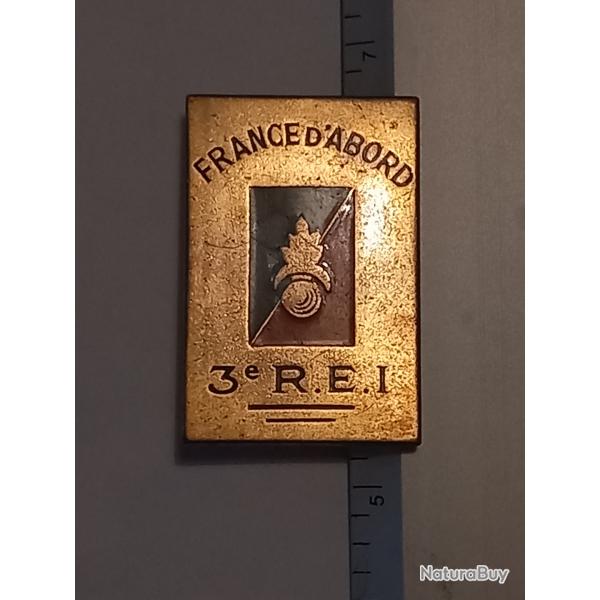 Insigne 3me rgiment tranger d'infanterie (3me REI)