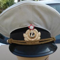 CASQUETTE MARINE  OFFICIER MARINE RUSSE