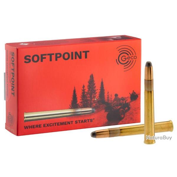 Munition Geco 9.3x74 R Demi-blinde Softpoint 16.5g 255gr x2 boites