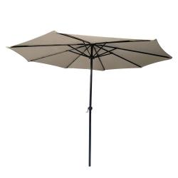 Parasol Rond acier Ø 2,70 m beige