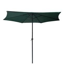 Parasol rond acier Ø 2,7 m vert