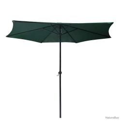 Parasol rond acier ?2,7 m vert