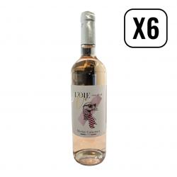 "L'Oie Zéro" Sans Alcool, rosé Merlot - Cabernet Franc, le carton de 6 bouteilles