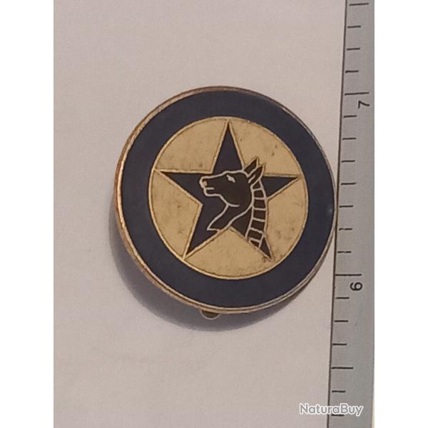 Insigne de la 1re compagnie monte du 4me rgiment tranger d'infanterie (4me REI)