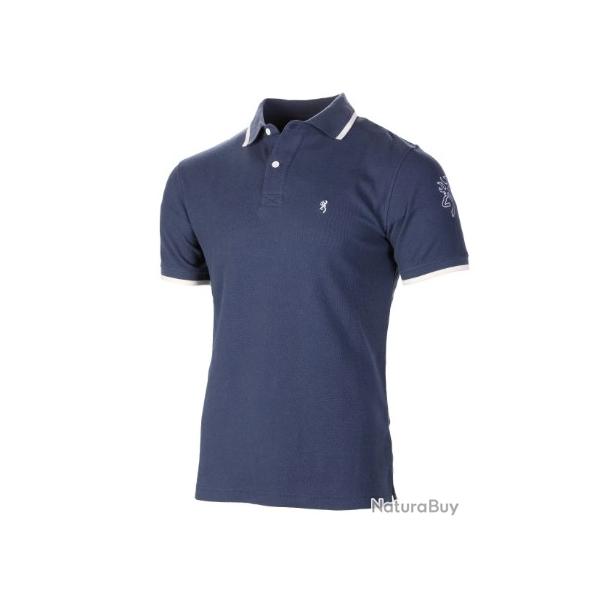 Polo BROWNING ultra 79 bleu