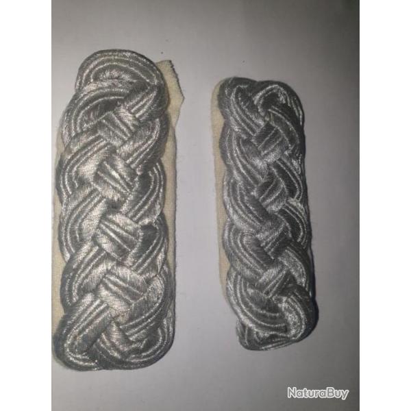 paulettes blanches Allemand ww2  A25