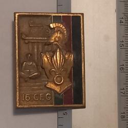 Insigne de la 16ème compagnie d'entretien du génie (16ème CEG)