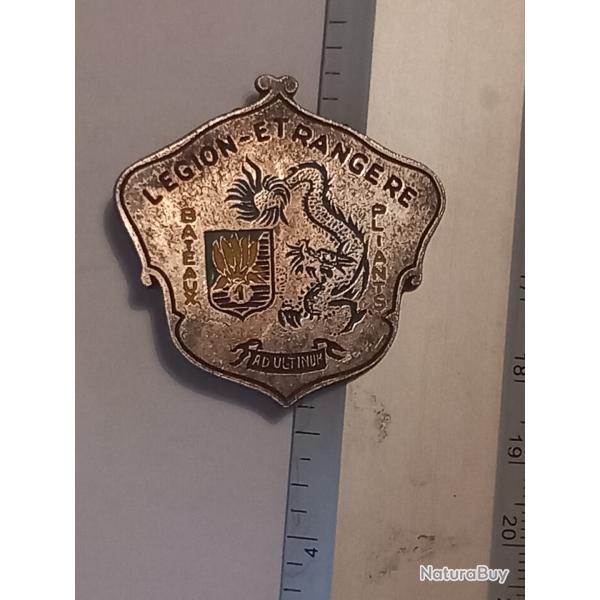 Insigne de la section des bateaux pliants de la 1re compagnie d'tat-major de la Lgion trangre